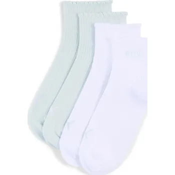 Dámské ponožky Dámské ponožky PUMA WOMEN SCALLOP EDGE QUAR 94722303 BLUE/WHITE 35/38
