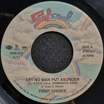 Zahraniční hudba LP First Choice: Let No Man Put Asunder (DJ Koco A.K.A. Shimokita Edit) LTD 2020 Limited Edition Vinyl