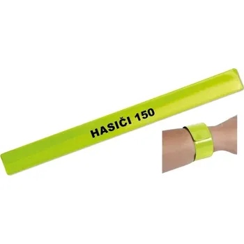 Reflexní páska žlutá s nápisem