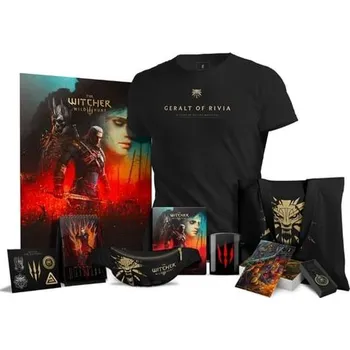 Pánské tričko Cenega Dárková sada Zaklínač 3: Wild Hunt 10th Anniversary Monster Hunter Slayer Kit