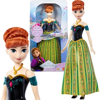 Mattel Zpívající panenka Anna Disney Ledové království Frozen 30 cm