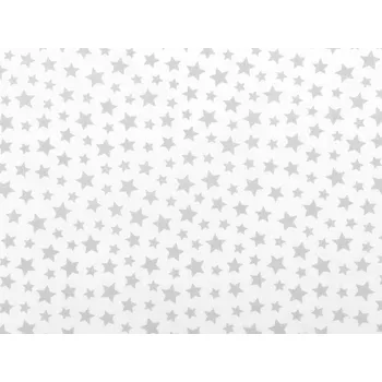 Bavlněná látka hvězdy - 1 (360) bílá