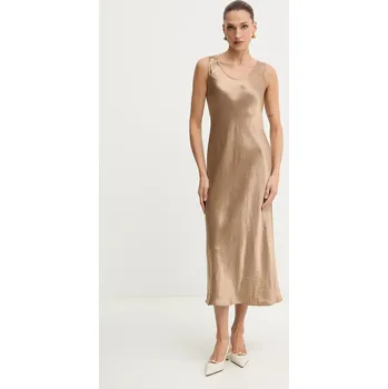 Dámské šaty Šaty MM TALETE 2526226018600 béžová 01A, vel. 36