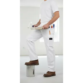 montérky Portwest Kalhoty WYLAM pas pro malíře Velikost XS bílá