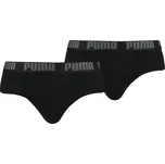 Pánské slipy PUMA BASIC BRIEF 2P 88910006 BLACK/BLACK S