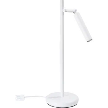 Stojací lampa Stolní lampa Pastelo, 1x bílé kovové stínítko