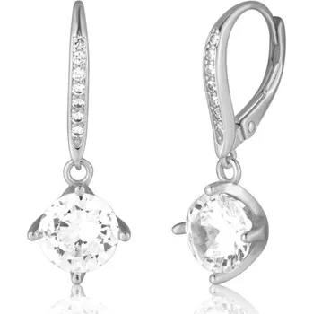 Náušnice Stříbrné náušnice se zirkony