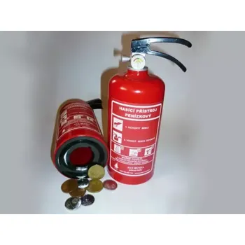 Pokladnička Pokladnička, kasička hasicí přístroj