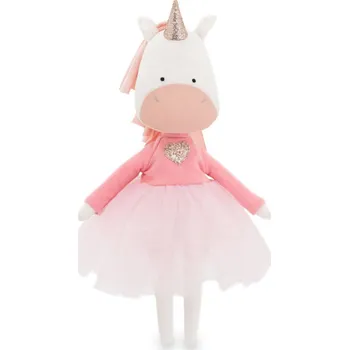 plyšák Látkový jednorožec 30 cm Cotti Motti Orange Toys - Daphne