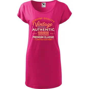 Dámské šaty DOBRÝ TRIKO Dámské tričko/šaty Original vintage Velikost: 2XL, Barva: Purpurová