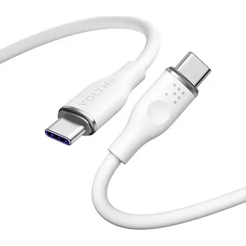 Datový kabel Voltme Powerlink Moss USB-C kabel 3A/60W (1m) bílý