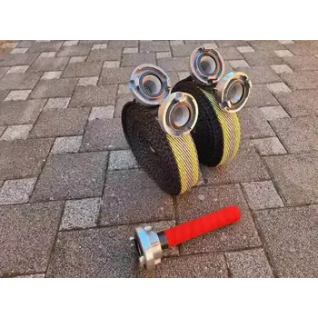 Příslušenství k čerpadlu Sada - hadice černé 12m, DIN spojky, proudnice - žlutobílá