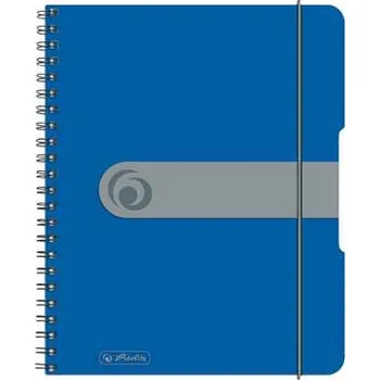 Spirálový blok Herlitz easy orga A5 čtvereček - modrá