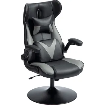 Herní židle Herní židle s houpací funkcí | černá + šedá