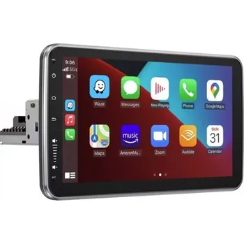 Autorádio Essgoo Univerzální 1din Autorádio, otočná obrazovka, 4 GB RAM s CarPlay a Android Auto