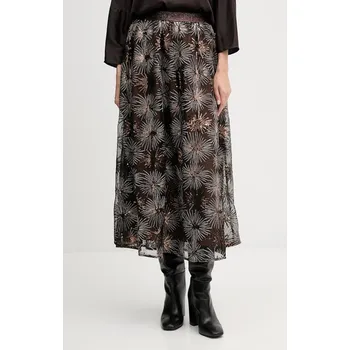 Dámská sukně Sukně OUI hnědá barva, midi, áčková, 95443 88X, vel. 38