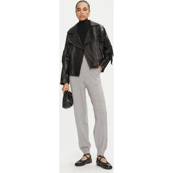 Dámské kalhoty PINKO Kalhoty z materiálu 104316 A271 Šedá Regular Fit L