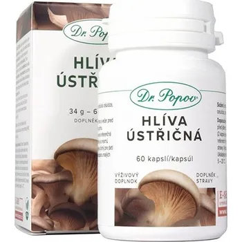 Zdraví Hlíva ústřičná , 60 kapslí Dr. Popov