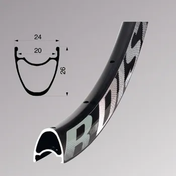 Ráfek na kolo Ráfek RMX R-Disc 622 road/gravel 24 děr Disc černý