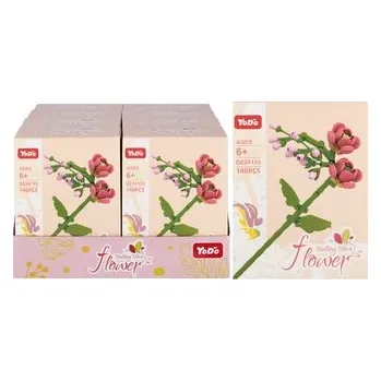 Stavebnice Geomag Klocki konstrukcyjne Kwiat 140 elementów MEGA CREATIVE 570801