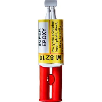 Průmyslové lepidlo M 8210 - dvousložkové čiré lepidlo na lepení kovů, plastů 25 ml