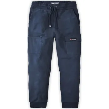 Pánské kalhoty Tepláky Thor Steinar Tystnar marine Barva: Modrá, Velikost: M