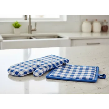 Chňapka Kuchyňský SET rukavice/chňapka SUMMER 18x30 cm/20X20 cm , 100% bavlna