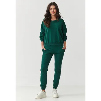 Tepláková souprava s přiléhavými kalhotami a volnou mikinou M891 Barva: Zelená, Velikost: 2XL/3XL