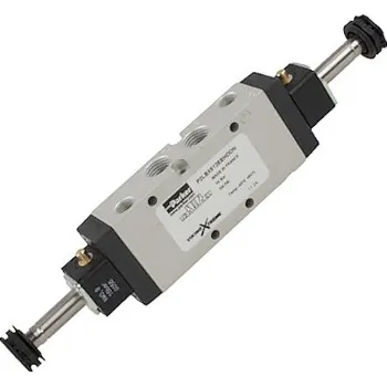 Ventil Pneumatický ventil G1/4", 5/2, elektricky/pružina, 16 bar Parker P2LBX512EEHDDN