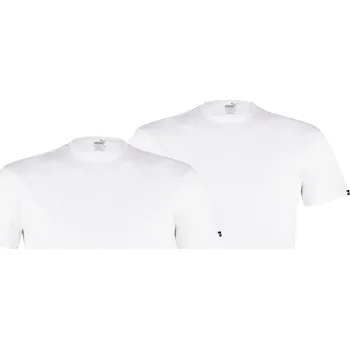 Pánské tričko Pánské triko PUMA BASIC 2P CREW TEE 93501602 WHITE L