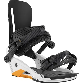 Vázání na snowboard vázání Union Atlas - White/Orange M