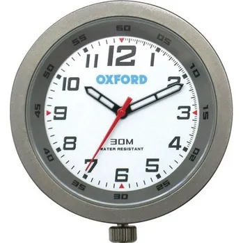 Analogové hodiny, OXFORD (titanový rámeček, luminiscenční ciferník) OXFORD M007-18