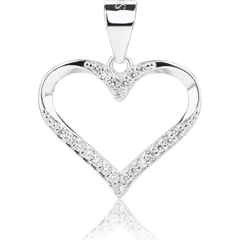 Přívěsek NUBIS® Stříbrný přívěšek srdíčko - NB-4607