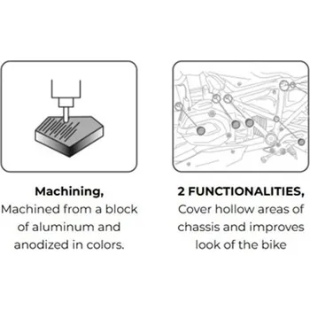 Kryty víček podvozku PUIG 22323N černý
