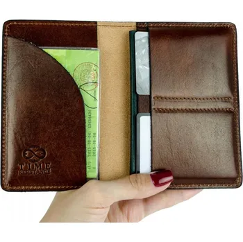 Peněženka Glara Kožené cestovní pouzdro na doklady 586236