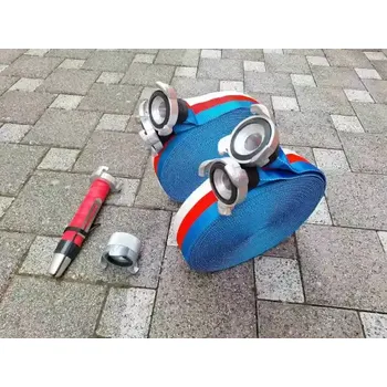 Příslušenství pro hasicí přístroj Sada - Hadice Trikolora Quick 21m, Rott spojky, proudnice