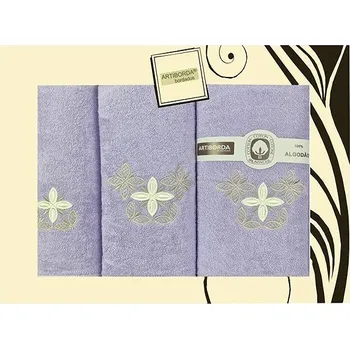 4sleep Dárkové balení ručníků a osušek Artiborda, barva fialová 86