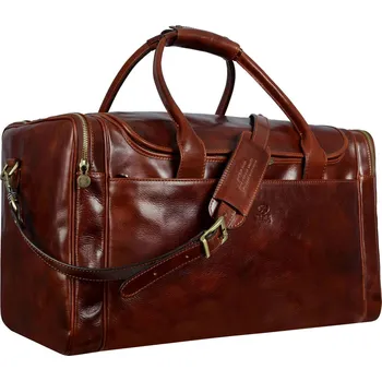 Cestovní taška Glara Velká italská kožená cestovní taška Premium 764974