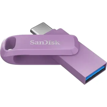 USB flash disk SanDisk Ultra Dual Drive Go USB Type- C, Levandulová 400 MB/s 256 GB