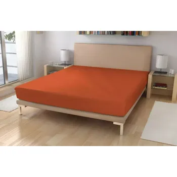 Prostěradlo Froté prostěradlo EXKLUSIVE Skořicová 90/200