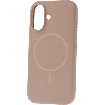 Pouzdro na mobilní telefon Zadní kryt Magsafe Slim Silicone pro iPhone 16 brown