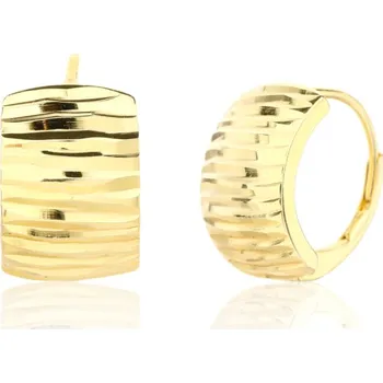 Náušnice Pozlacené stříbrné náušnice