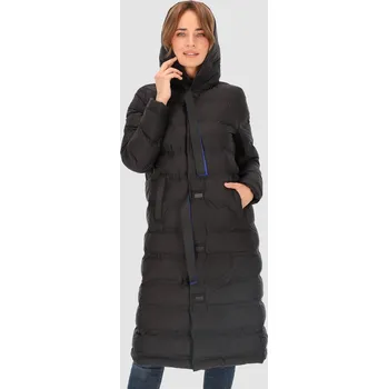 Černá dámská zateplená bunda s kapucí BLH 231010 F - Black Velikost: 2XL