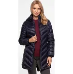 Tmavě modrá dámská prošívaná přechodová bunda BLH 220061 F - dark blue Velikost: M