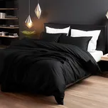 SATÉNOVÉ POVLEČENÍ SATINLOVE CLASSIC 200X220 CM, 2KS 70X80 CM ČERNÉ