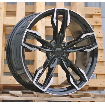 Alu kolo Alu kola Racing Line YF5718, 19x7.5 5x112 ET32, černá + leštění