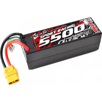 RC model letadla Sport Racing 60C - 5500mAh - 14,8V 4S - LiPo Stick Hardcase - XT90