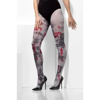 Karnevalový doplněk Smiffys Punčocháče Zombie krvavé