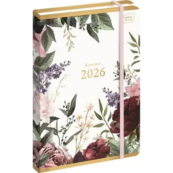 Kalendář Kalendarz książkowy A5 2026 Metallic Savage