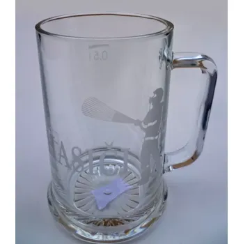 Sklenice Hasičský korbel 0.5 litru skleněný